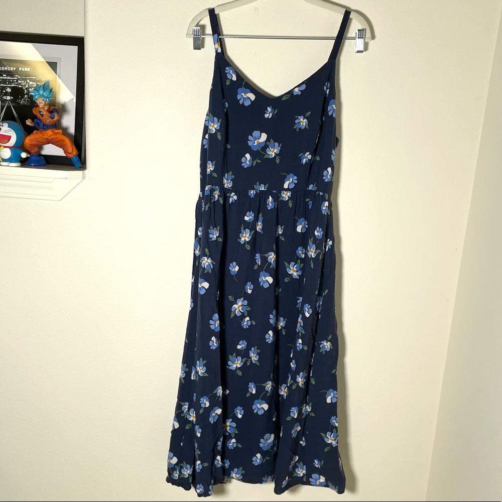Old navy blue floral dress